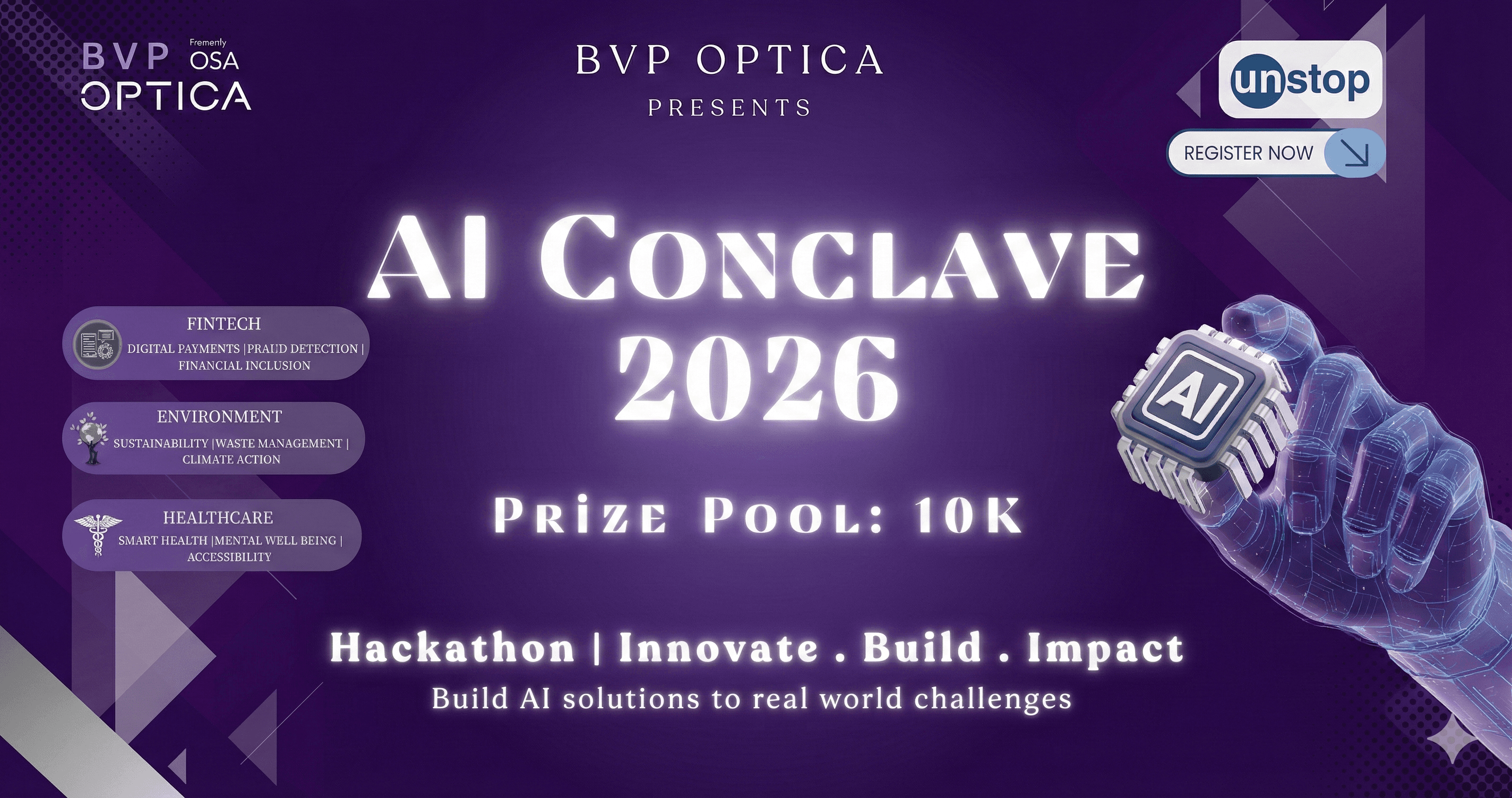 AI Conclave 2026: BVP Optica’s First National-Level AI Hackathon